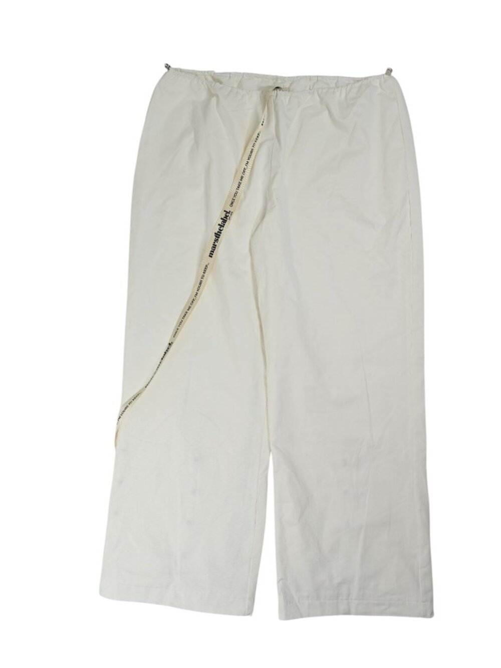 Mars the Label Matilda Wide Leg Trousers in White